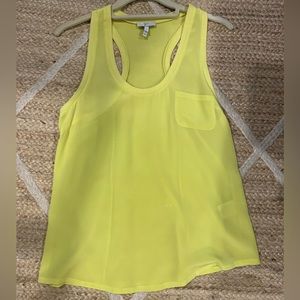 Joie Yellow Silk Tank ☀️